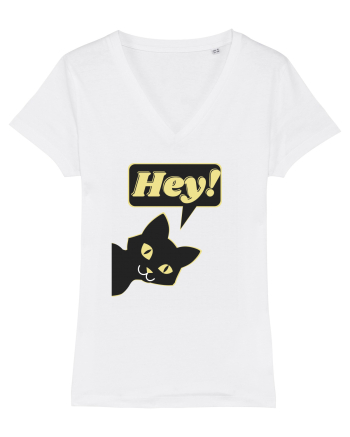 Funny Black Cat White