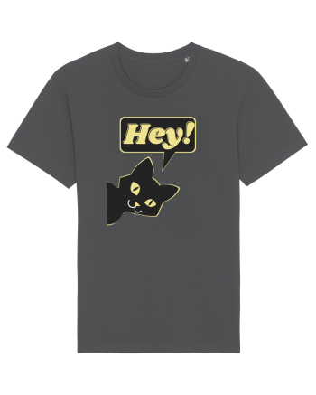 Funny Black Cat Anthracite