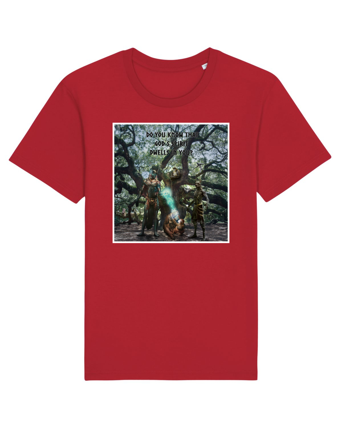 Tricou mânecă scurtă Unisex Rocker Red