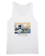 The Great Wave off Kanagawa (text negru) Maiou Bărbat Runs