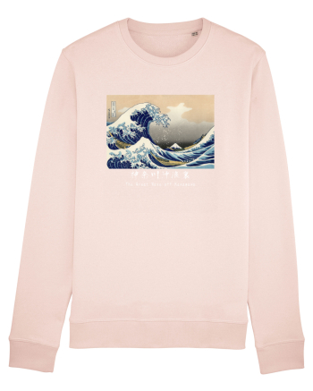 The Great Wave off Kanagawa (text alb) Candy Pink
