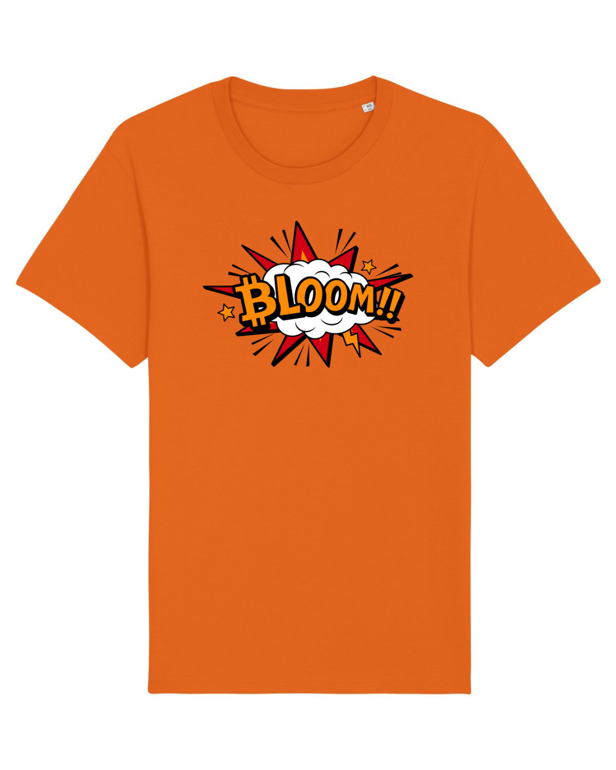 Tricou mânecă scurtă Unisex Rocker Bright Orange
