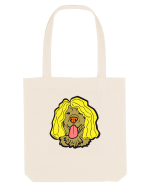 Funny Golden Retriever Sacoșă textilă