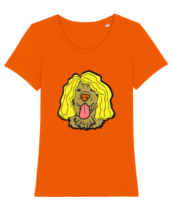 Funny Golden Retriever Bright Orange