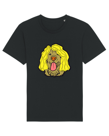 Funny Golden Retriever Black