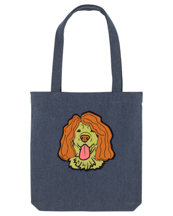 Funny Golden Retriever Midnight Blue