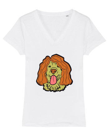 Funny Golden Retriever White
