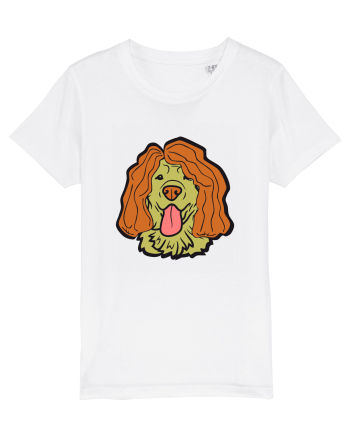 Funny Golden Retriever White