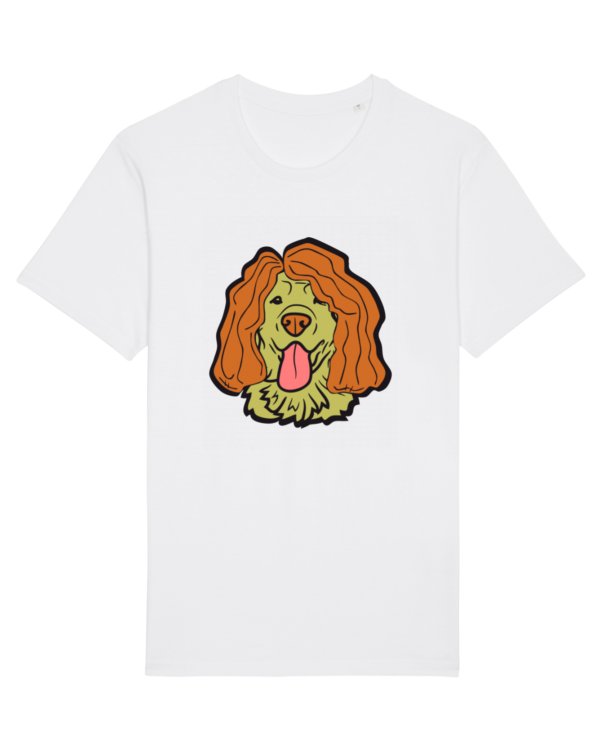 Tricou mânecă scurtă Unisex Rocker White