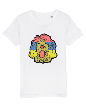 Funny Golden Retriever White