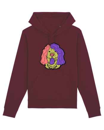 Funny Golden Retriever Burgundy