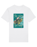 Stop wishing Start doing! Tricou mânecă scurtă Unisex Rocker