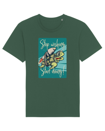 Stop wishing Start doing! Bottle Green