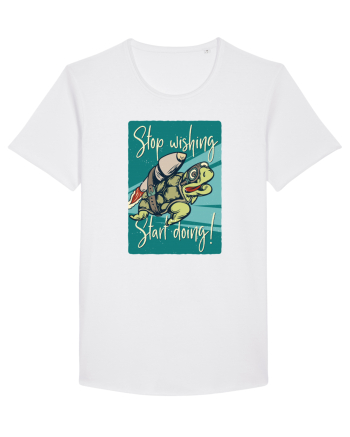 Stop wishing Start doing! White