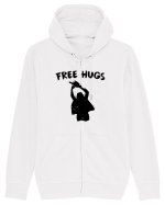 Free Hugs Hanorac cu fermoar Unisex Connector