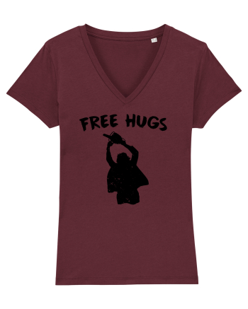 Free Hugs Burgundy