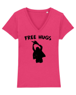 Free Hugs Tricou mânecă scurtă guler V Damă Evoker