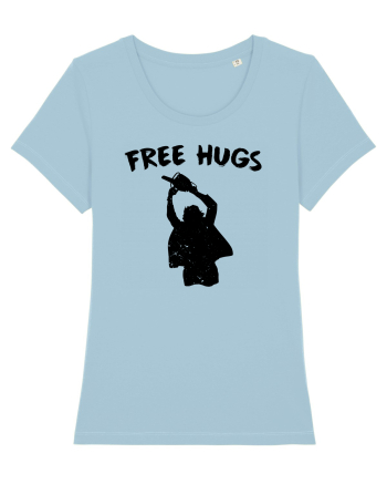 Free Hugs Sky Blue