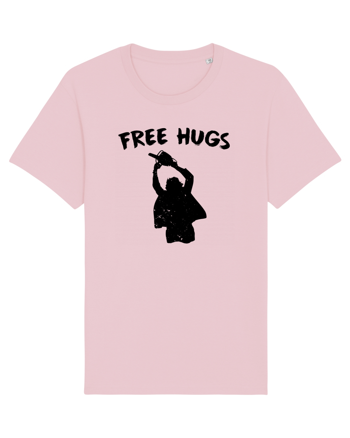 Tricou mânecă scurtă Unisex Rocker Cotton Pink