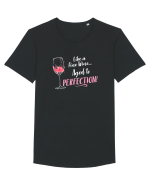 Fine Wine Tricou mânecă scurtă guler larg Bărbat Skater