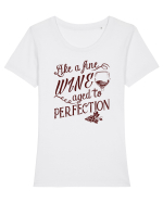Aged to perfection Tricou mânecă scurtă guler larg fitted Damă Expresser
