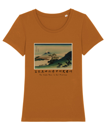 The Inume Pass in Kai Province (text negru) Roasted Orange
