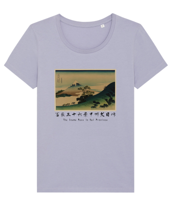 The Inume Pass in Kai Province (text negru) Lavender