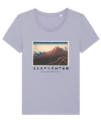 Storm below Mount Fuji (text negru) Lavender
