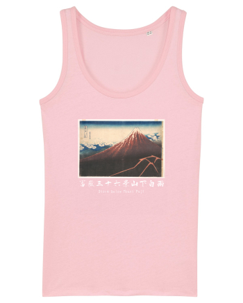 Storm below Mount Fuji (text alb) Cotton Pink