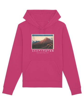 Storm below Mount Fuji (text alb) Raspberry