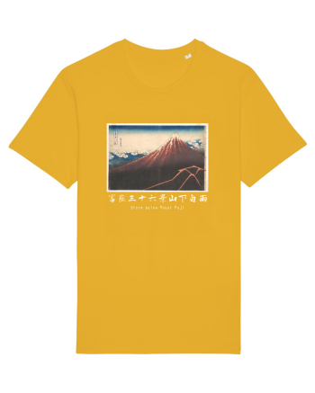 Storm below Mount Fuji (text alb) Spectra Yellow