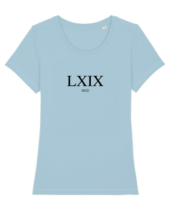 Cifre Romane (LXIX) Nice (negru) Sky Blue