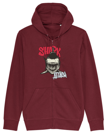 Shark attack Burgundy