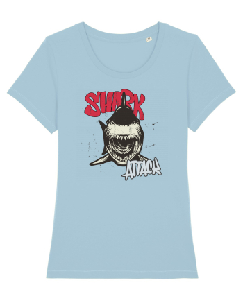 Shark attack Sky Blue