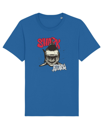 Shark attack Royal Blue