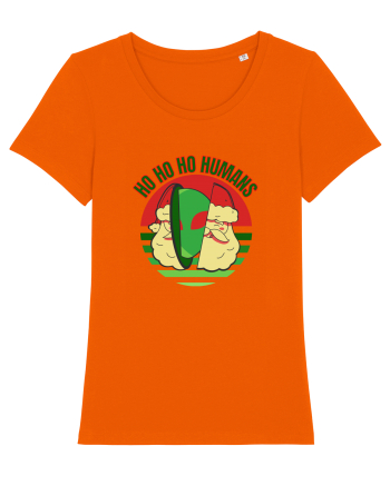 Funny Santa Claus Alien Bright Orange