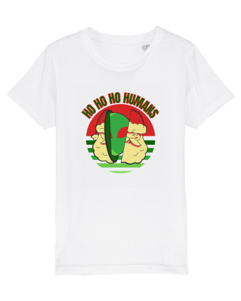 Funny Santa Claus Alien White