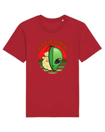 Funny Santa Claus Alien Red