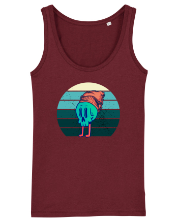 Craniu cu caciula Burgundy