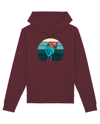 Craniu cu caciula Burgundy