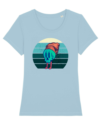 Craniu cu caciula Sky Blue