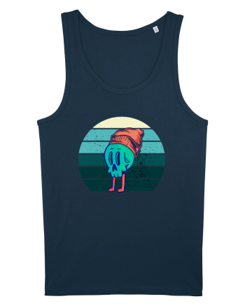 Craniu cu caciula Navy