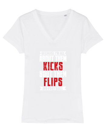 Kicks and Flips White