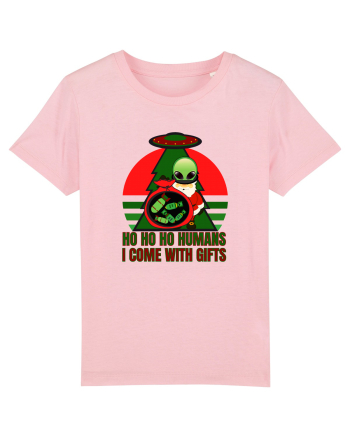 Funny Santa Claus Alien Cotton Pink