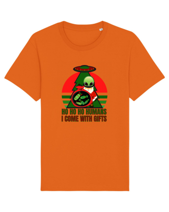 Funny Santa Claus Alien Bright Orange