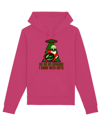 Funny Santa Claus Alien Raspberry