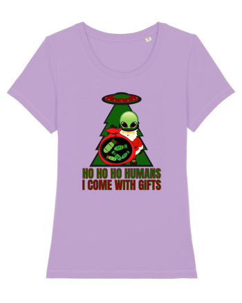 Funny Santa Claus Alien Lavender Dawn