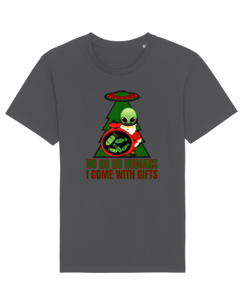Funny Santa Claus Alien Anthracite