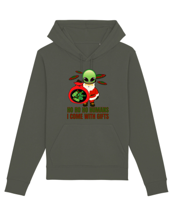 Funny Santa Claus Alien Khaki