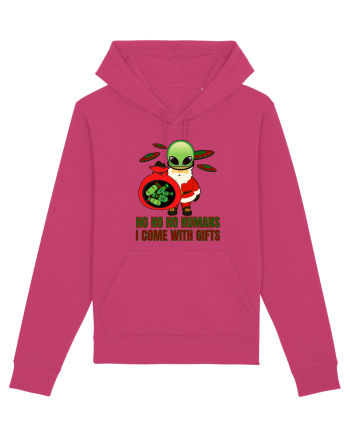 Funny Santa Claus Alien Raspberry